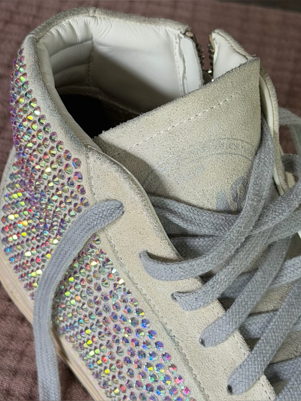P448 sneakers; gemstones 💎